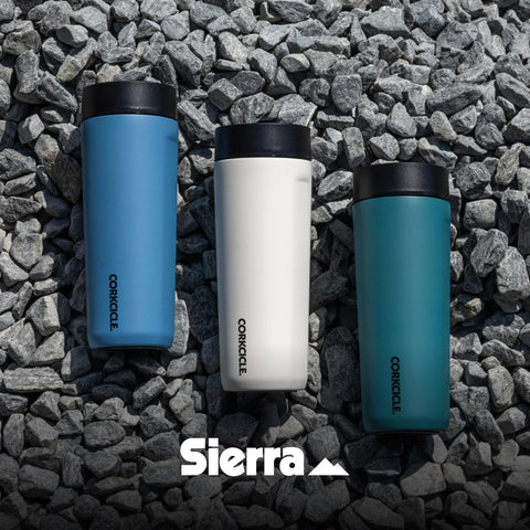 Corkcicle Commuter Cup glossy powder finish adds modern style