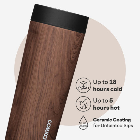 Corkcicle Commuter Cup insulated stainless steel for temperature maintenance