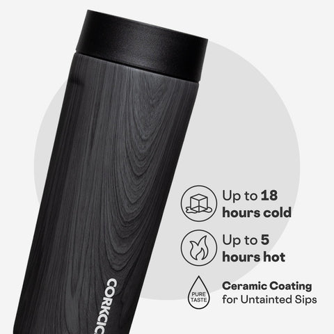 Corkcicle Commuter Cup sleek glossy finish for daily use.