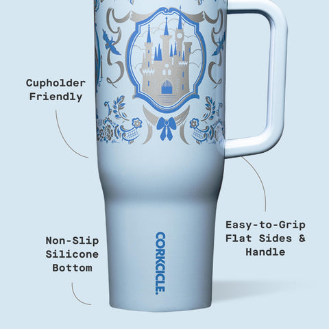 Corkcicle Cruiser dual lid with straw offers easy sipping and spill resistance.