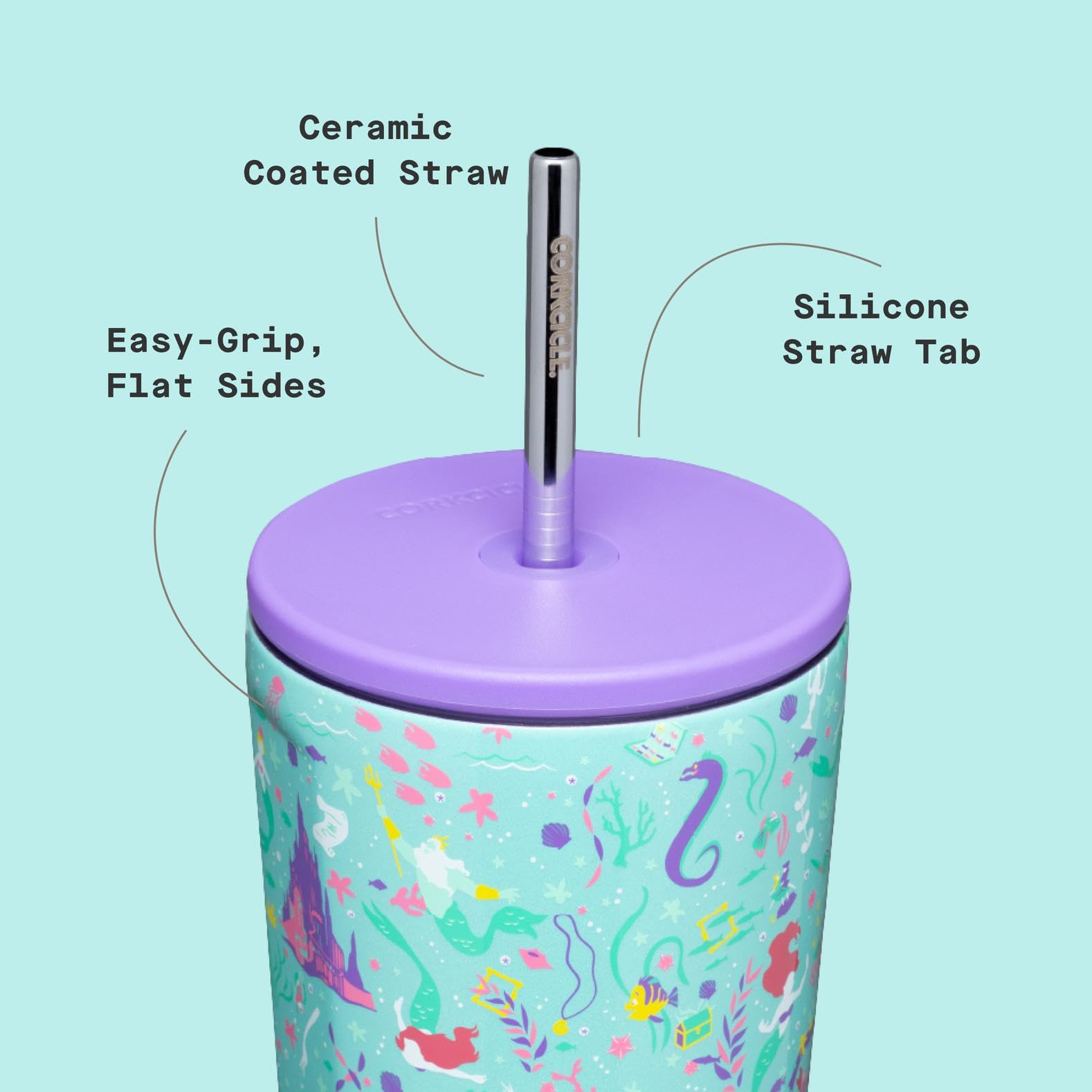 Corkcicle cupholder-friendly base fits most car cupholders
