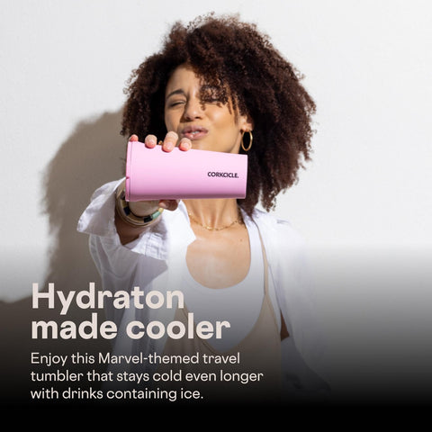 Corkcicle Spider-Man leak-proof lid prevents spills at work or travel