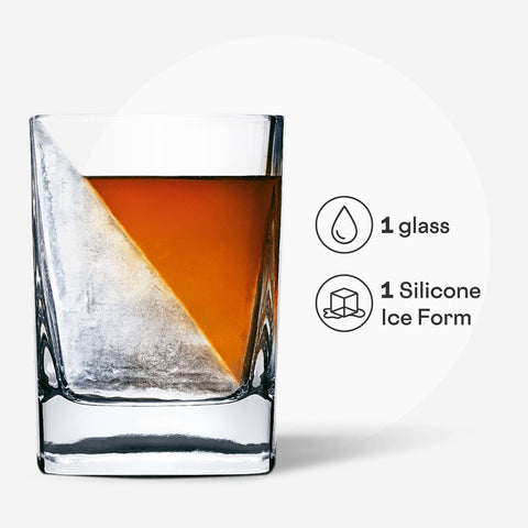 Corkcicle Silicone ice mold wedge demonstrates slow melt for balanced flavor