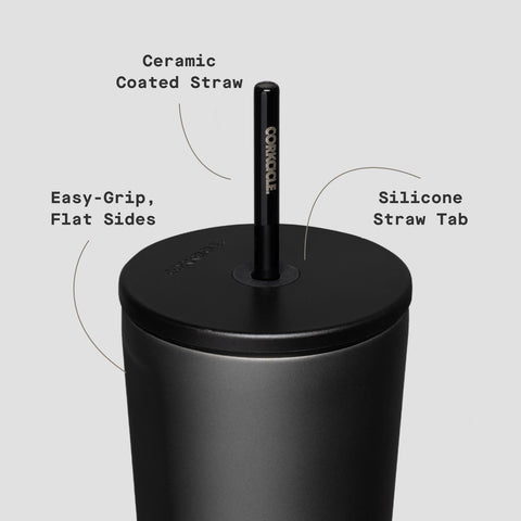Corkcicle stainless steel BPA-free tumbler is dishwasher-safe.