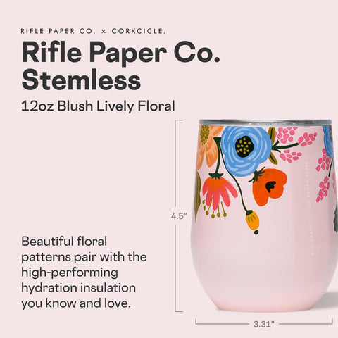 Corkcicle stemless tumbler side grip demonstrates secure handling during travel.
