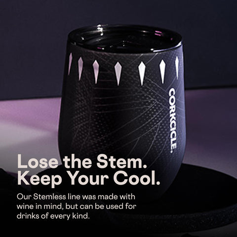Corkcicle top-rack safe icon implies easy cleanup.