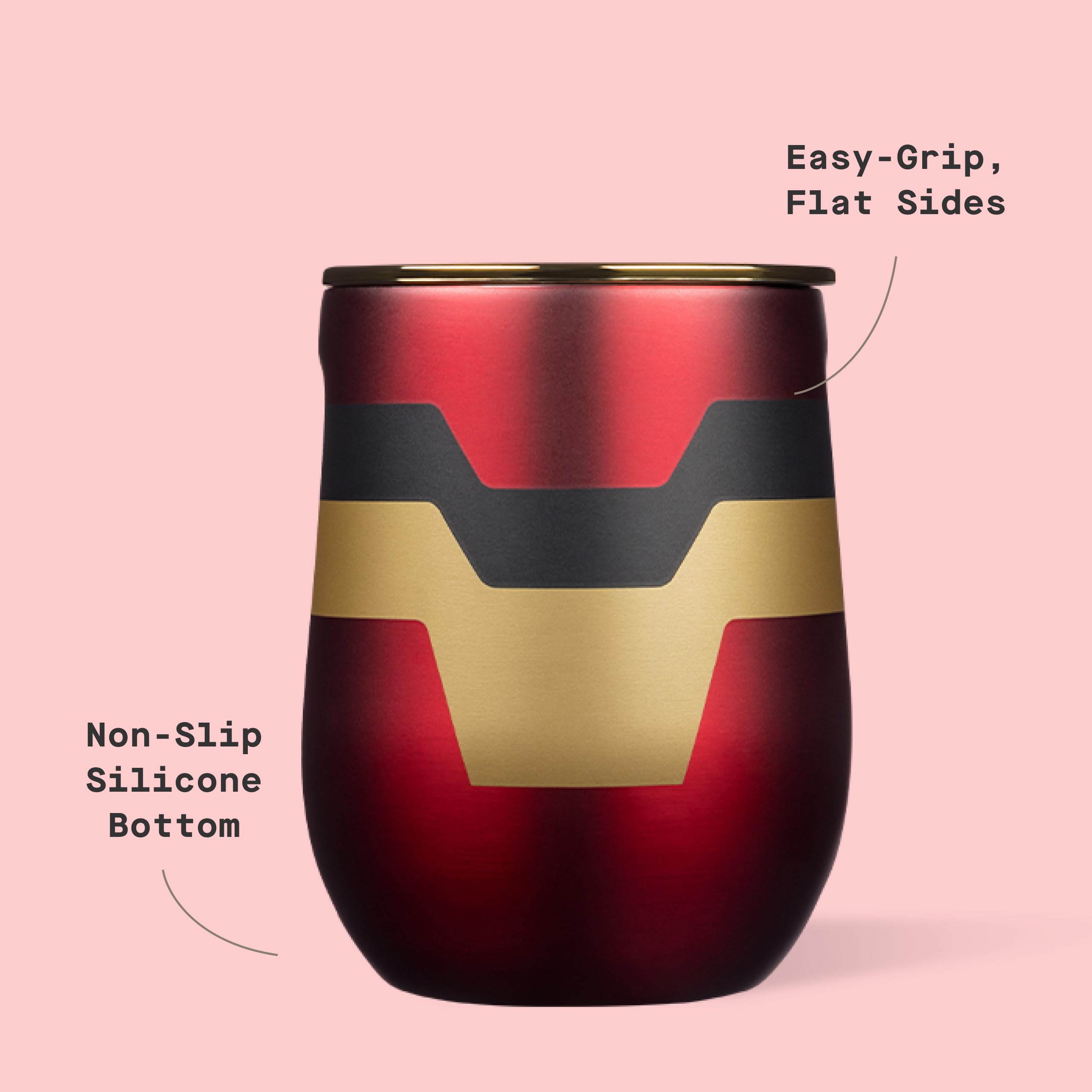 Corkcicle Stemless 12oz is top-rack dishwasher safe for easy cleanup.