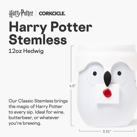 Corkcicle stemless tumbler 12oz keeps drinks hot for hours.