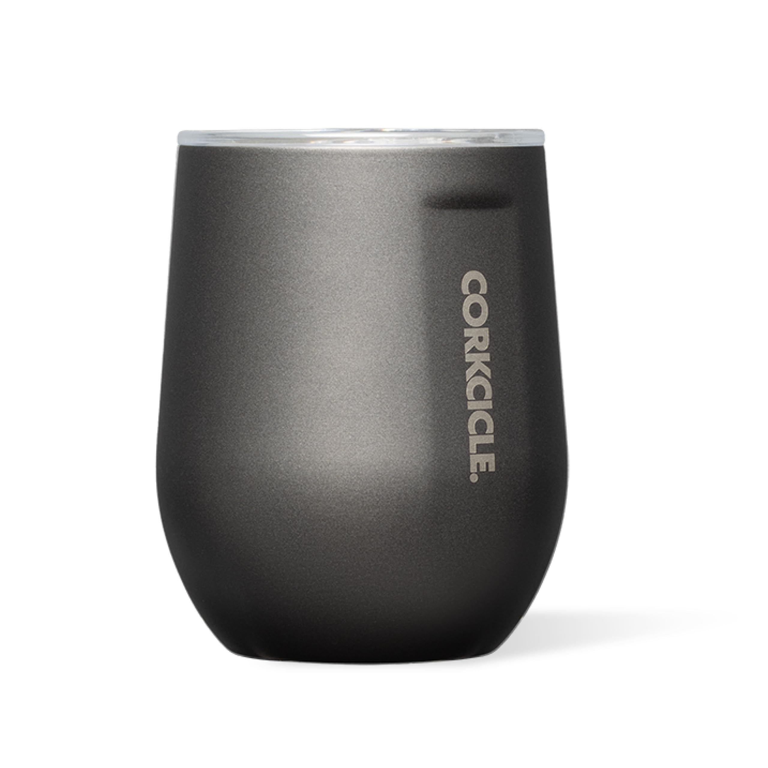 Corkcicle Stemless Wine Tumbler with triple insulation keeps drinks cold for hours.
