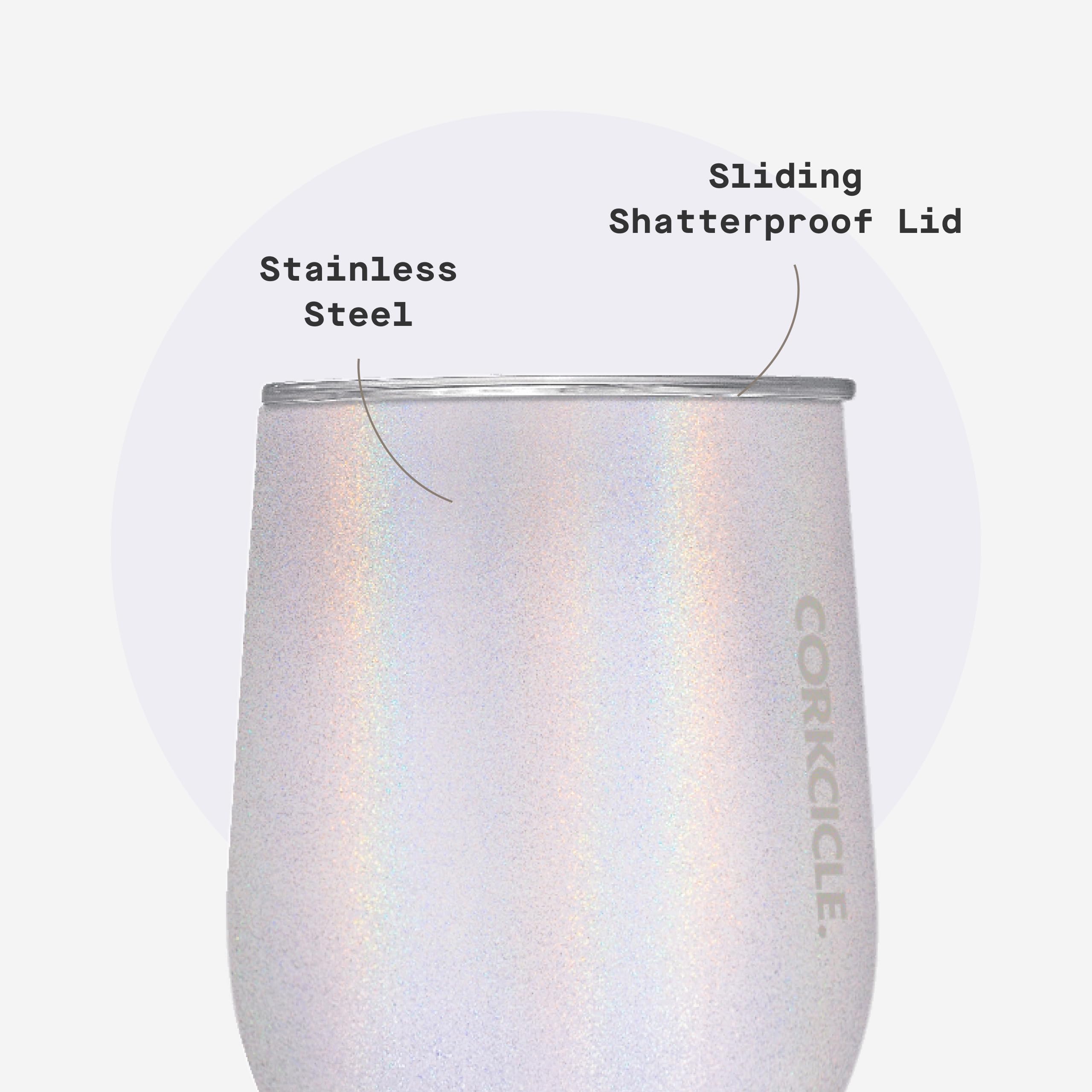 Corkcicle Unicorn Magic 12oz design ideal for wine, coffee, or cocktails