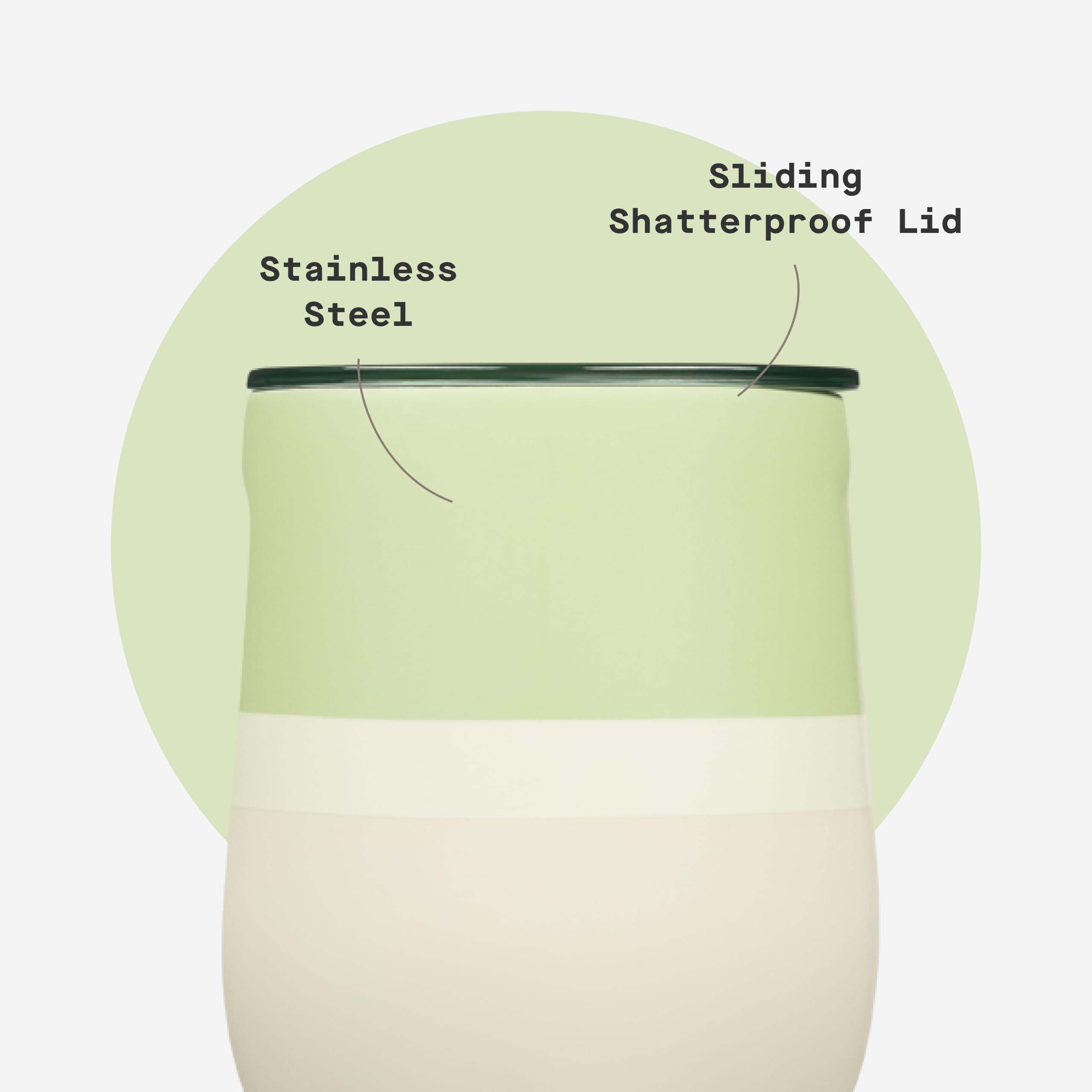 Top-rack dishwasher-safe Corkcicle design for easy cleaning.