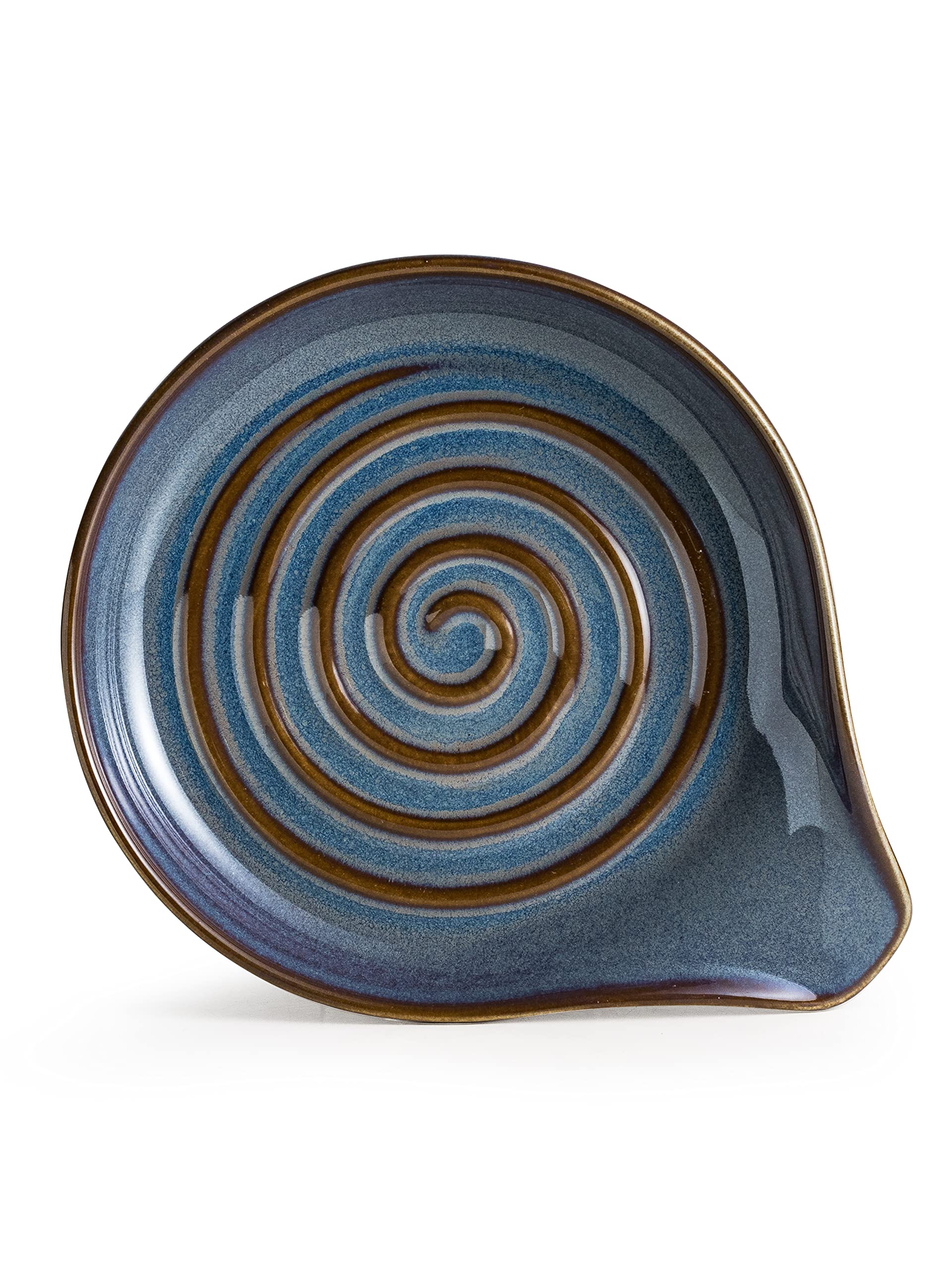 Cormomu stove top utensil rest with wide base keeps spoons secure.