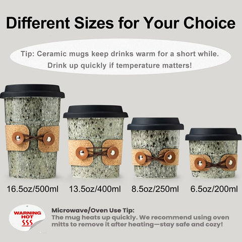 Cormomu 8.5oz capacity ideal for espresso and tea