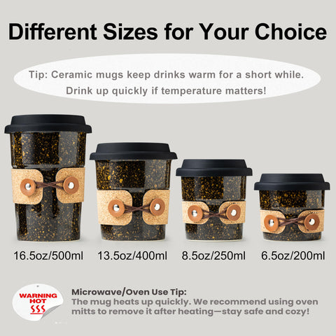 Cormomu mug on desk with a hot beverage, ideal for office mornings