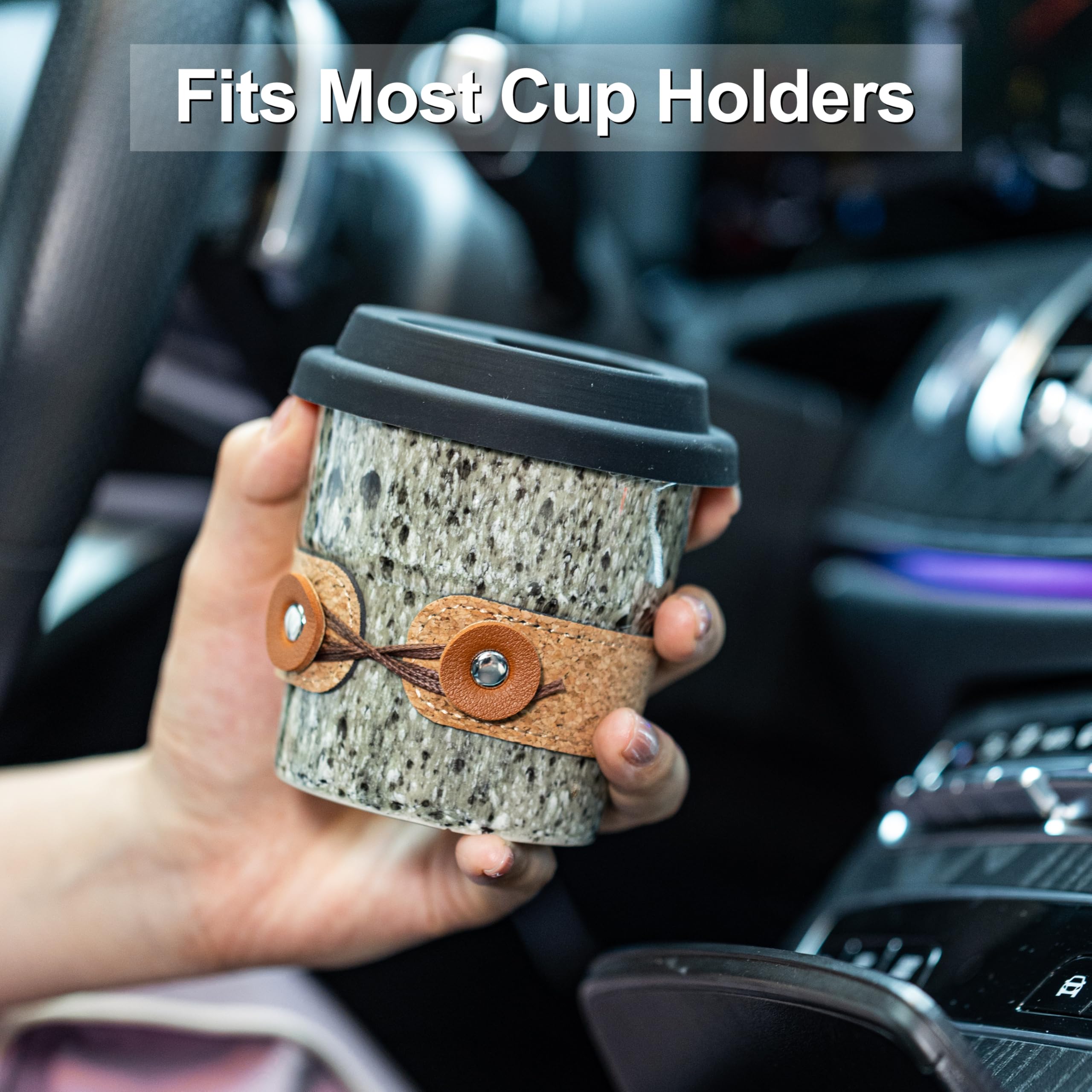 Cormomu ceramic tumbler offers comfortable grip and heat protection