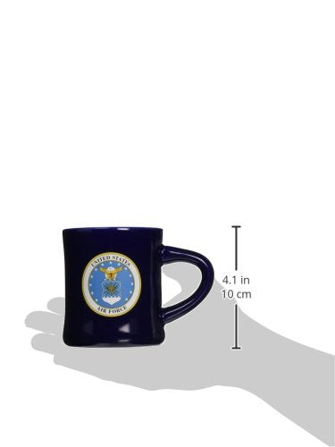 Cornell blue glaze stoneware mug, durable for daily dining and beverages