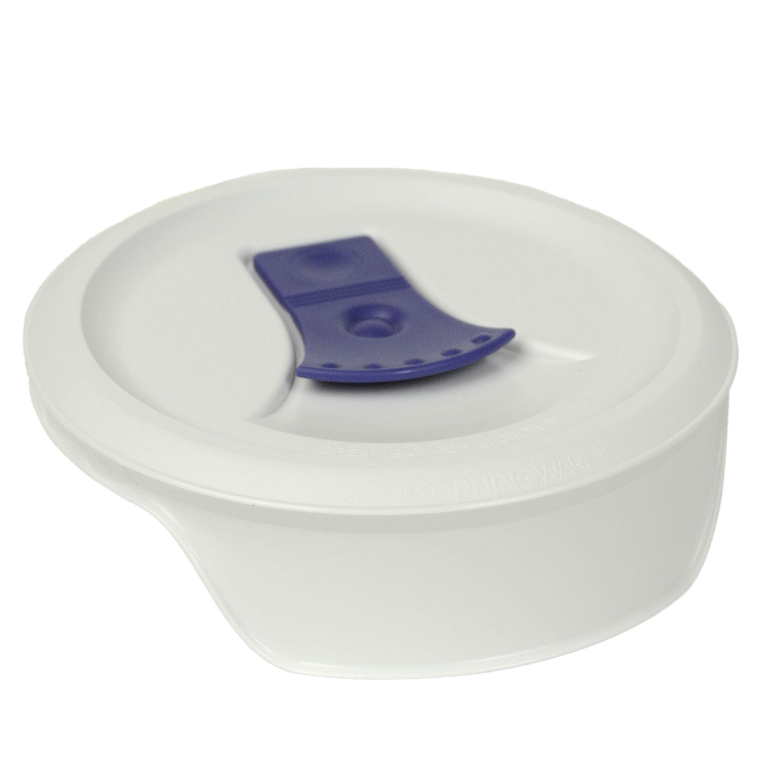 Two-pack BPA-free lids compatible with Corningware Pop-ins mugs for easy replacement.