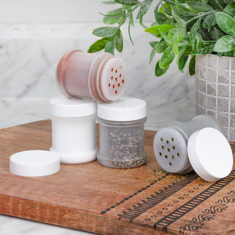 Cornucopia Brands 12-pack spice jars compact set suitable for drawers and travel