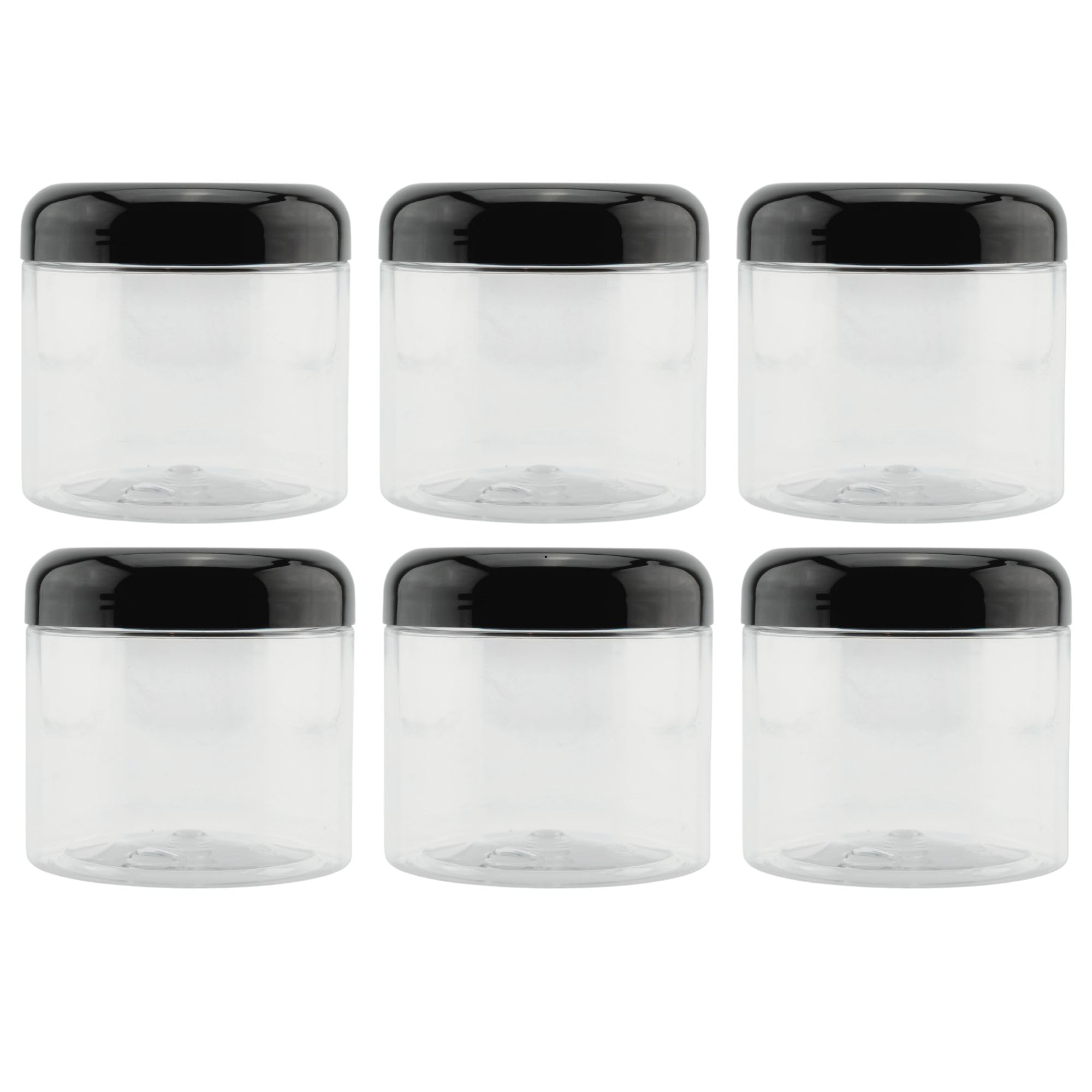 Cornucopia Brands 16oz clear jar with domed lid for pantry storage