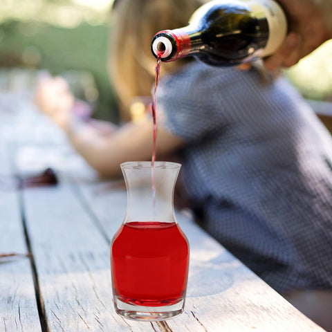 Cornucopia Brands 6.5 oz mini carafe shown for personal servings at home.