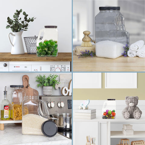 Wide pantry jar from Cornucopia Brands for dry goods storage