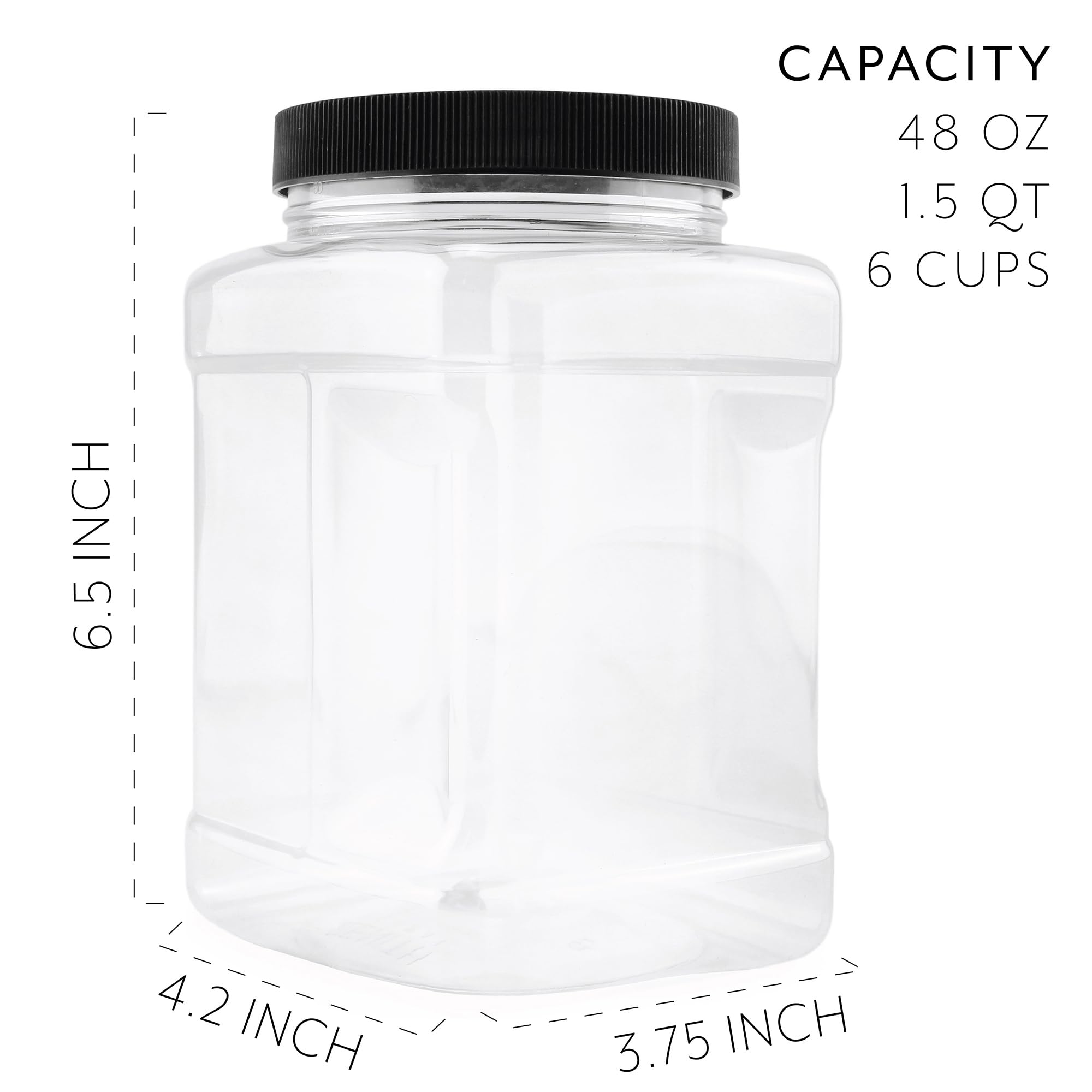 Cornucopia Brands easy-grip side design simplifies handling and pouring.