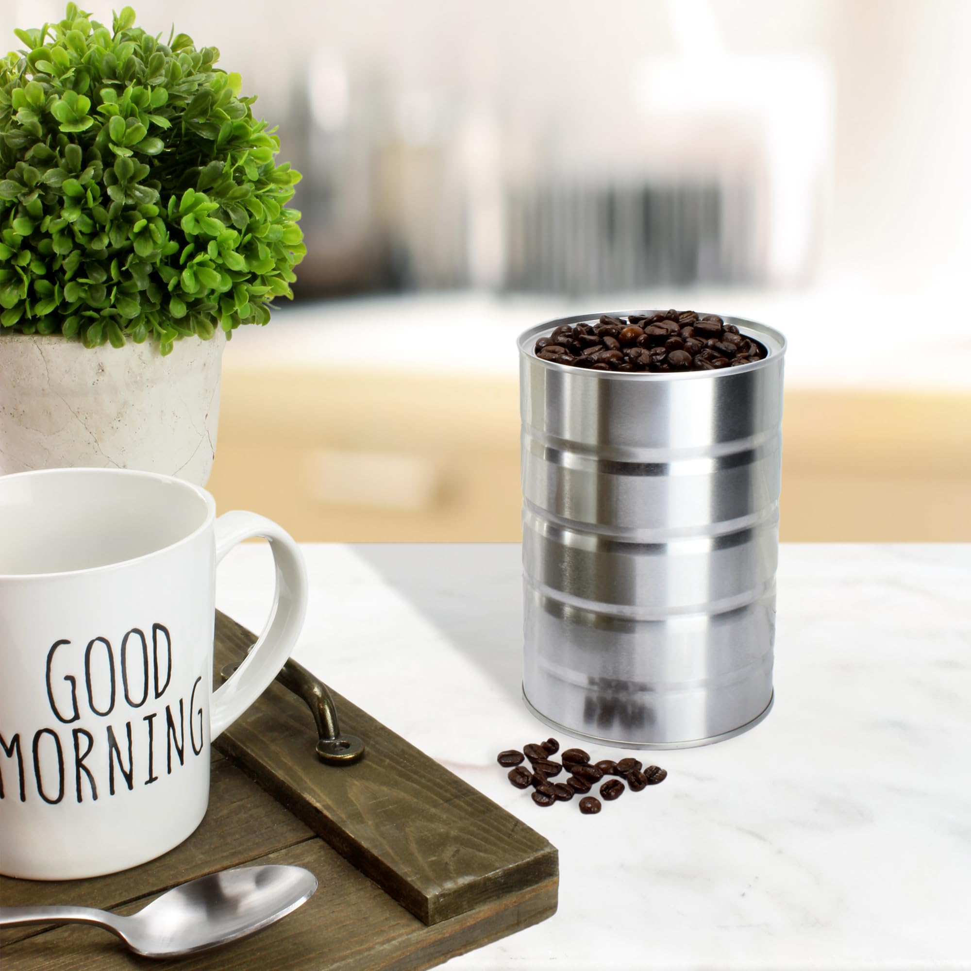 Cornucopia Brands gift-ready storage can for home organization.