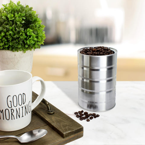 Cornucopia Brands gift-ready storage can for home organization.
