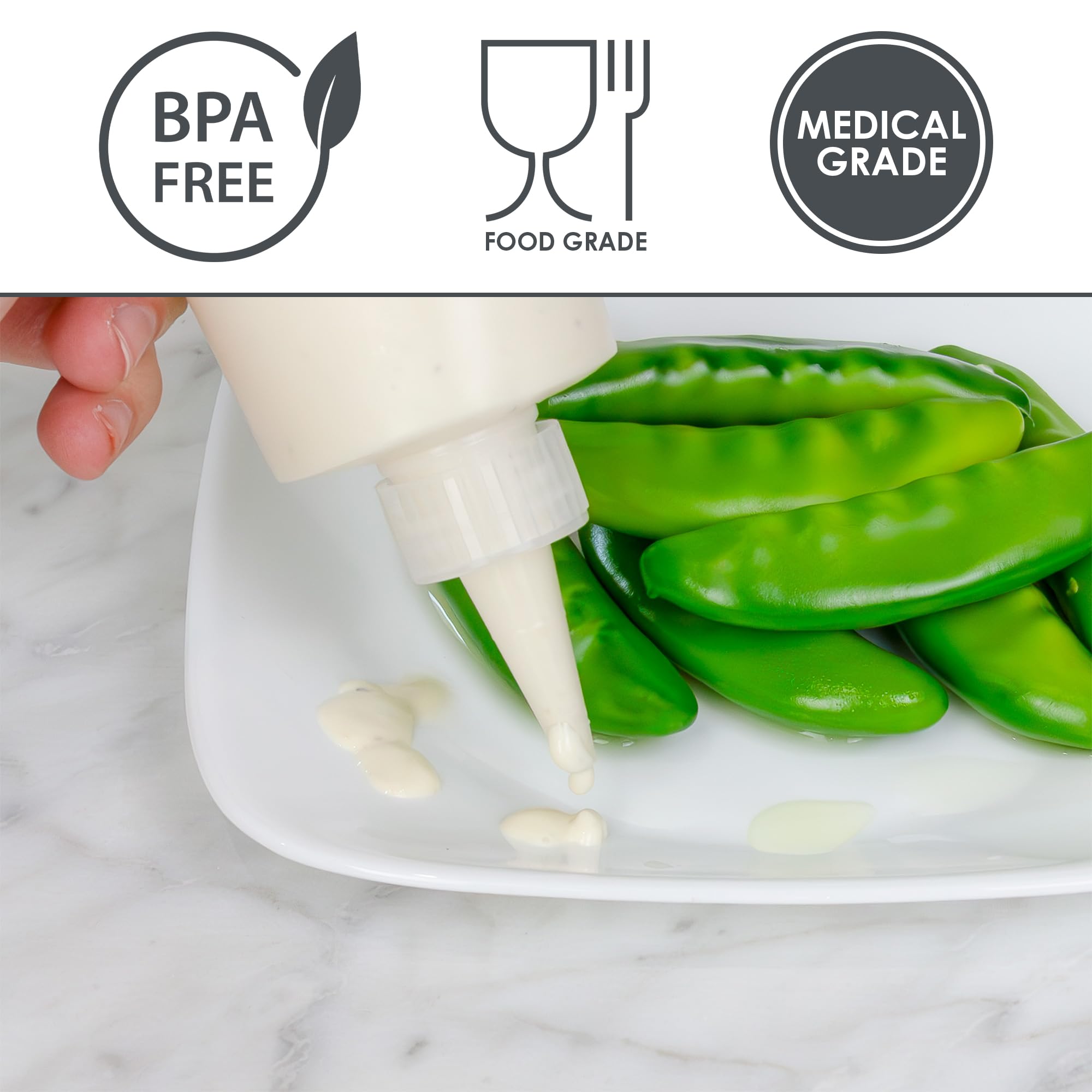 Cornucopia Brands dishwasher-safe bottle for quick cleanup after projects.