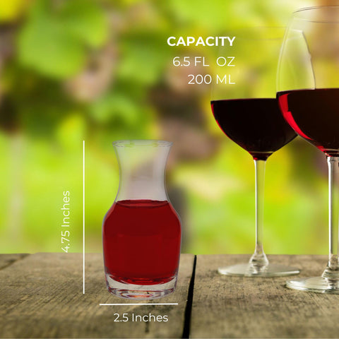Cornucopia Brands mini carafe doubles as a juice or creamer server.