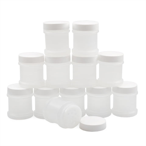 Cornucopia Brands mini spice jars with sifters closeup showing precise shaker holes