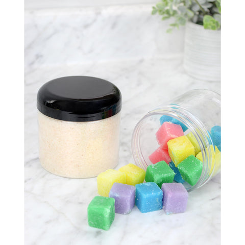 Cornucopia Brands straight sided canisters fit neatly on shelves