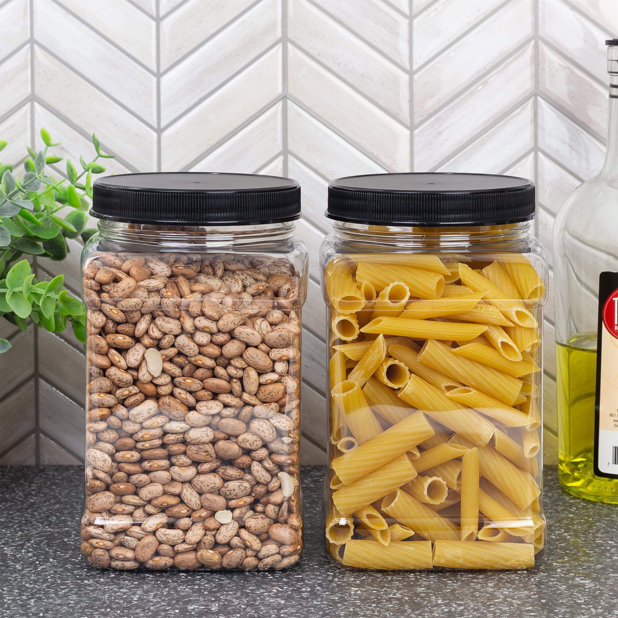 Cornucopia Brands three-pack canisters provide clear visibility for ingredients.