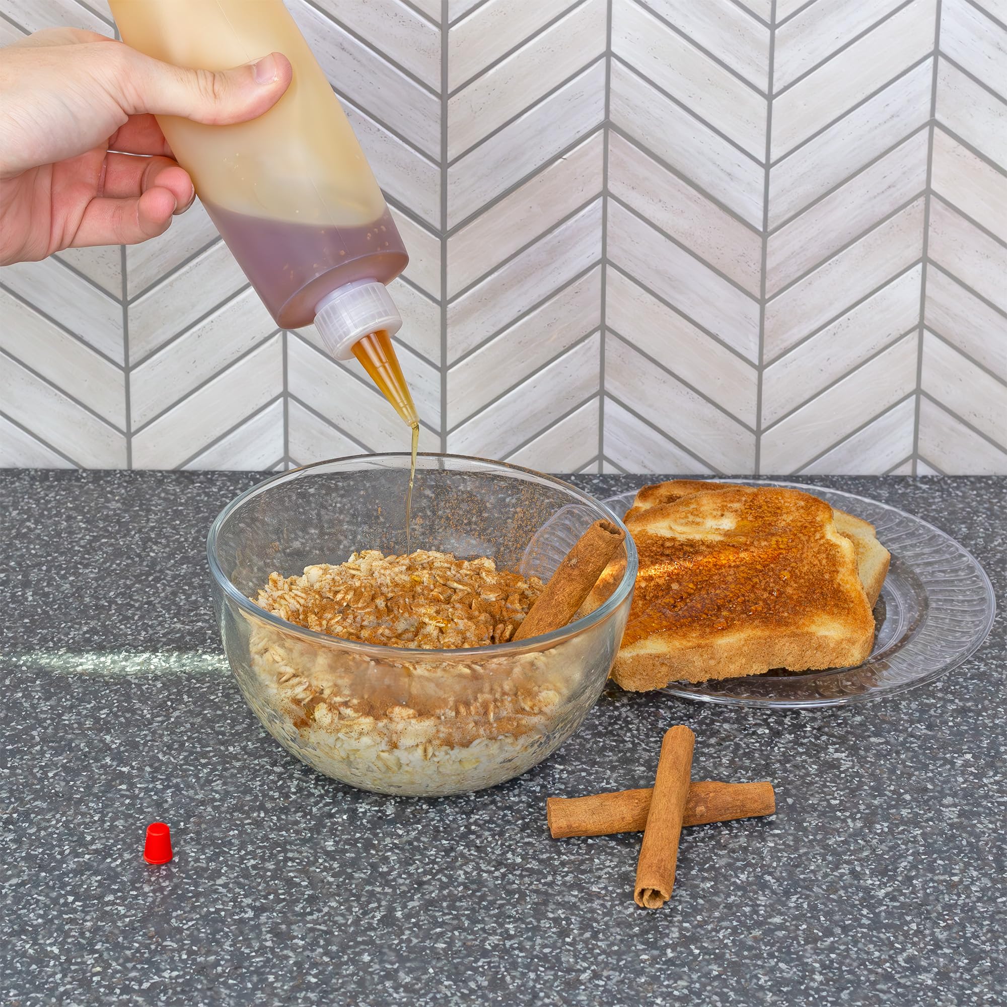 Cornucopia Brands BPA-free bottle with durable construction for repeated use.
