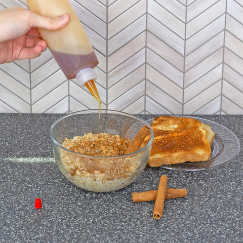 Cornucopia Brands BPA-free bottle with durable construction for repeated use.