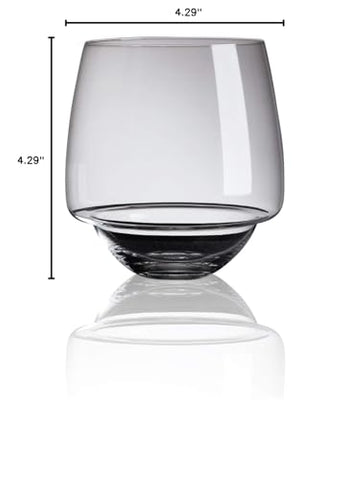 Cortunex lightweight yet rigid wine glass for balanced handling
