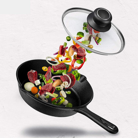 CORYTAO 11-inch lid with handle adds safe control during cooking