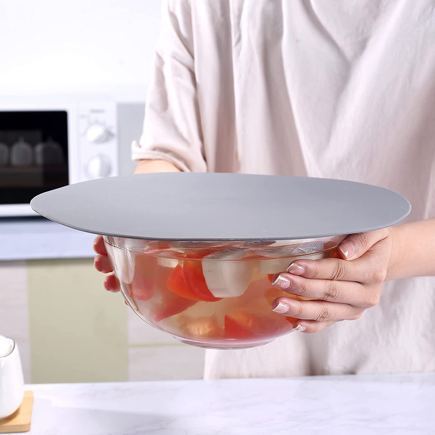 CORYTAO non-slip honeycomb mat stabilizes bowls during cooking