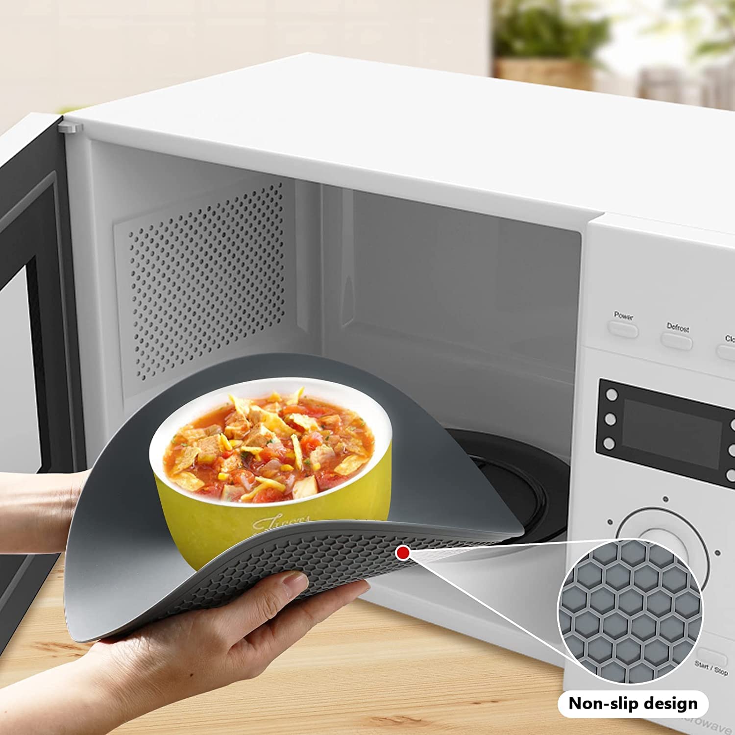 CORYTAO heat-resistant silicone mat for baking, serving, or prep