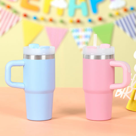 Cosictic spill-resistant tumbler designed for on-the-go use.
