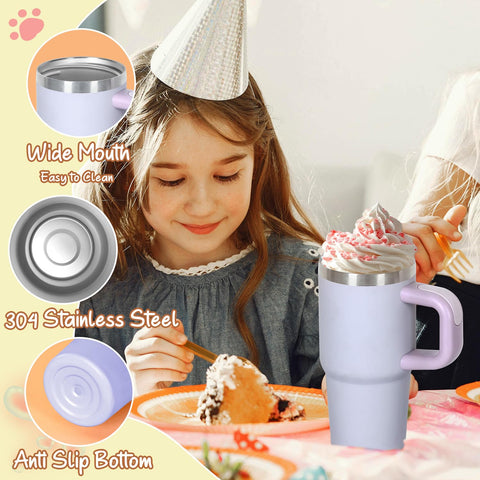 Cosictic tumbler with straw and spill-resistant lid for mess-free sips