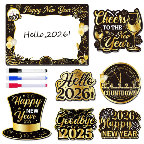 Cosmisun cruise door magnets set of seven adds festive New Year decor to metal surfaces.