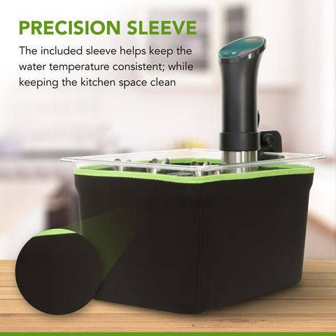 Collapsible silicone lid enables easy storage after cooking