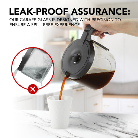 COSPARX durable carafe supports daily use as a replacement.