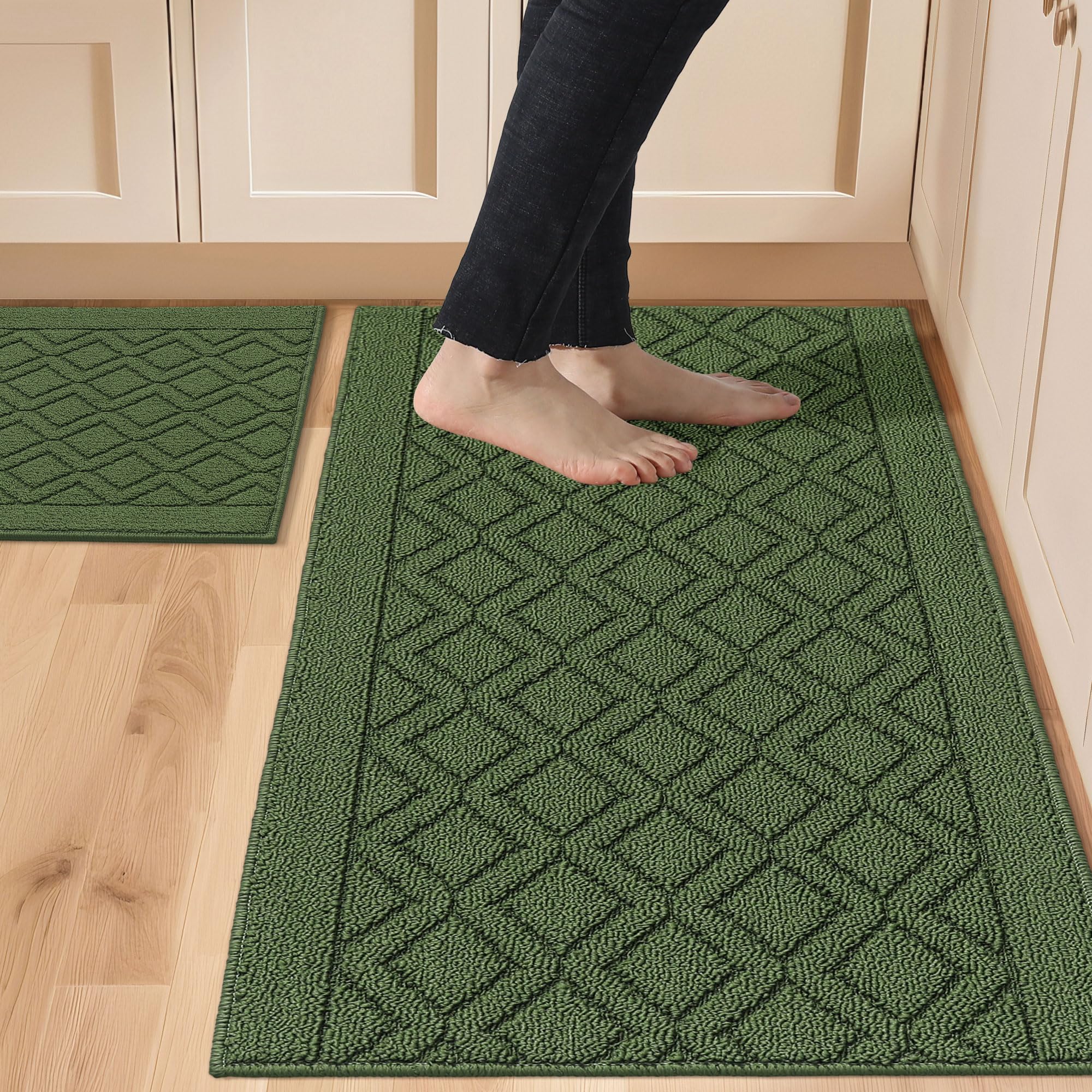 COSY HOMEER 48x20 kitchen mat with anti-slip backing for safer standing while cooking