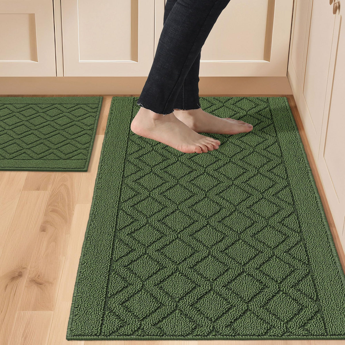 COSY HOMEER 48x20 kitchen mat with anti-slip backing for safer standing while cooking