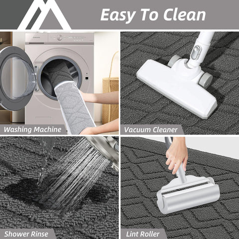 COSY HOMEER durable polypropylene kitchen rug resists wear in high-traffic areas