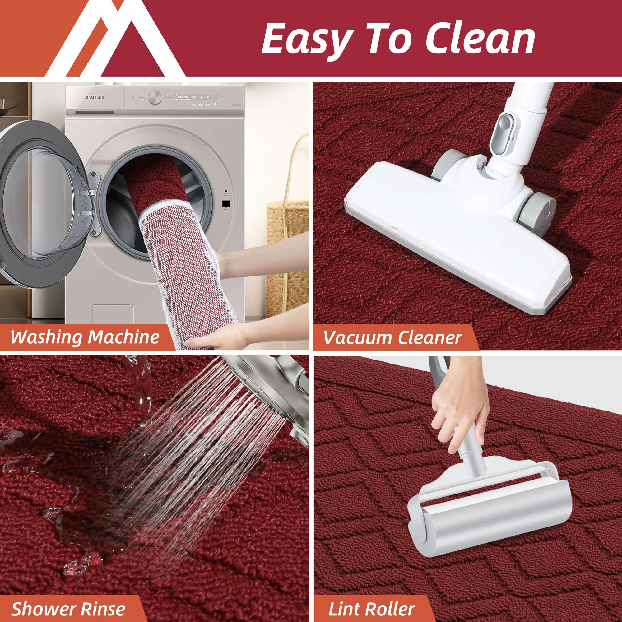 COSY HOMEER kitchen mat entry hallway enhances high-traffic areas with clean floors.