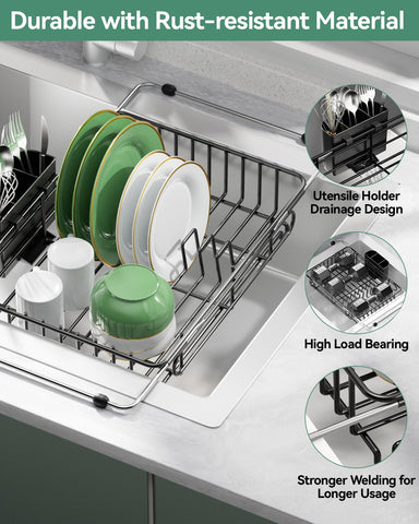 CosyPic adjustable support bars fit most sinks for secure setup