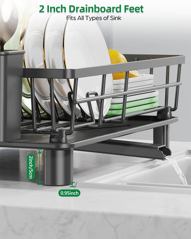 CosyPic sturdy stainless steel frame provides durable countertop support.